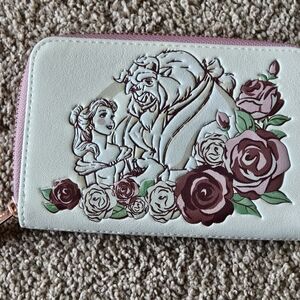 NEW W/O Tags Loungefly Beauty and the Beast Floral Wallet